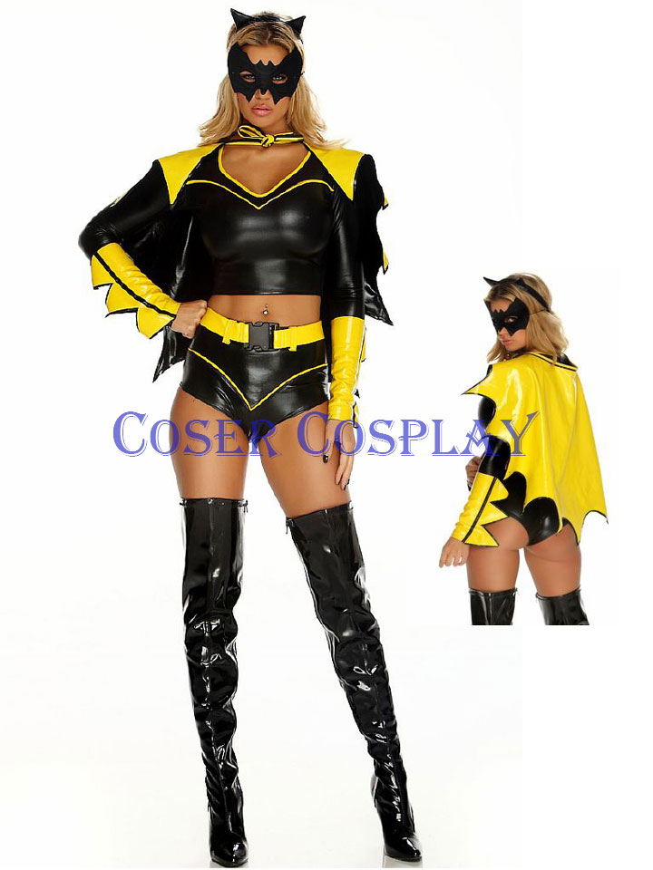 Batgirl Cosplay Costume Sexy Halloween Costumes For Women Cosercosplay Com